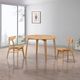 Winners Only® Uptown Natural Oak Bent Back Side Chair-2