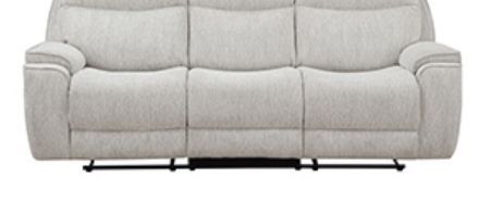 New Classic® Home Furnishings Lucerne White Reclining Sofa-1