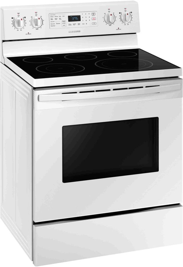 Samsung 30" White Free Standing Electric Range-3