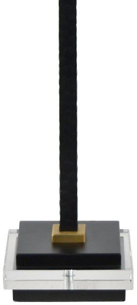 Crestview Collection Portofino 2-Piece Black Buffet Lamp Set-2