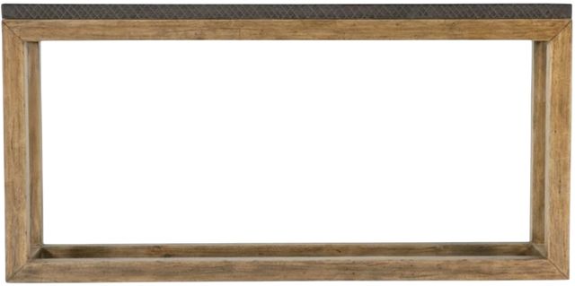 Hooker® Furniture Big Sky Furrowed Bark Sofa Table with Vintage Natural Base-2