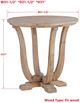 Forty West Britt Medium Brown Wash Accent Table-1