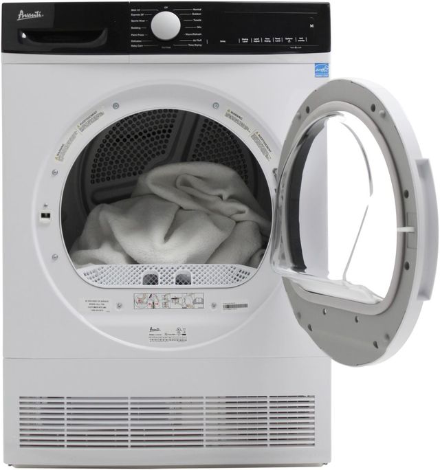 Avanti® 4.0 Cu. Ft. White Front Load Ventless Electric Dryer-2