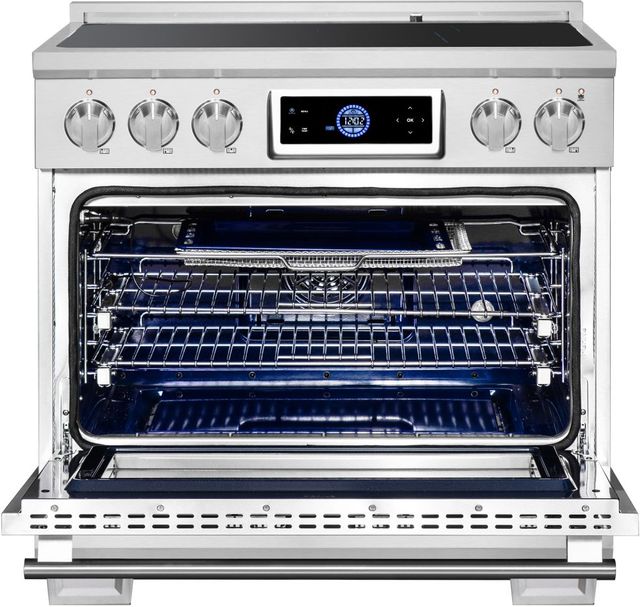 FORNO® Maximus Series Alta Qualita 36" Stainless Steel Freestanding Induction Range-4