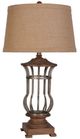 Lamps Per Se Antique Brown/Antique Silver Table Lamp-0