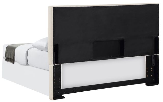 Coaster® Pirro Sand King Panel Upholstered Headboard-3