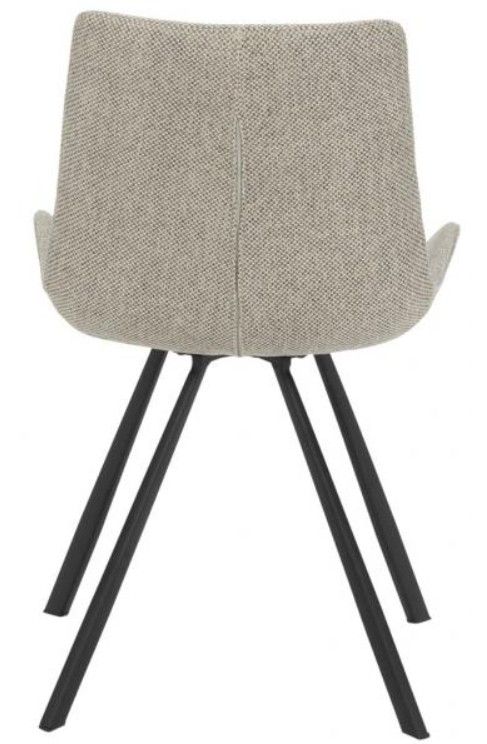 Safavieh Terra 2-Piece Black/Light Gray Dining Side Chair Set-4
