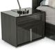 VIG Furniture Modrest Ari Gray/Silver Nightstand-0
