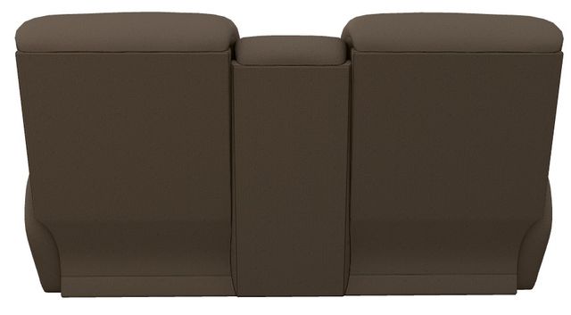 La-Z-Boy® Morrison Cappuccino Power Reclining Loveseat with Console, Headrest, and Lumbar-3