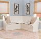 Linon Norah White Traditional Corner Nook-1