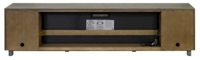 Martin Furniture Palisades Brushed Gray 80" Fireplace TV Stand-3