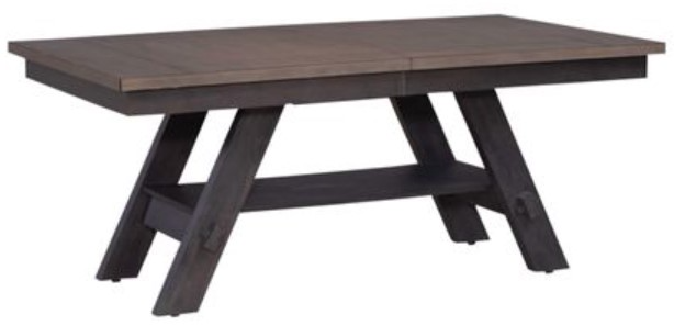 Liberty Furniture Lawson 5-Piece Slate/Weathered Gray Dining