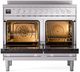 Ilve® Professional Plus II 40" Stainless Steel Pro Style Induction Range-3