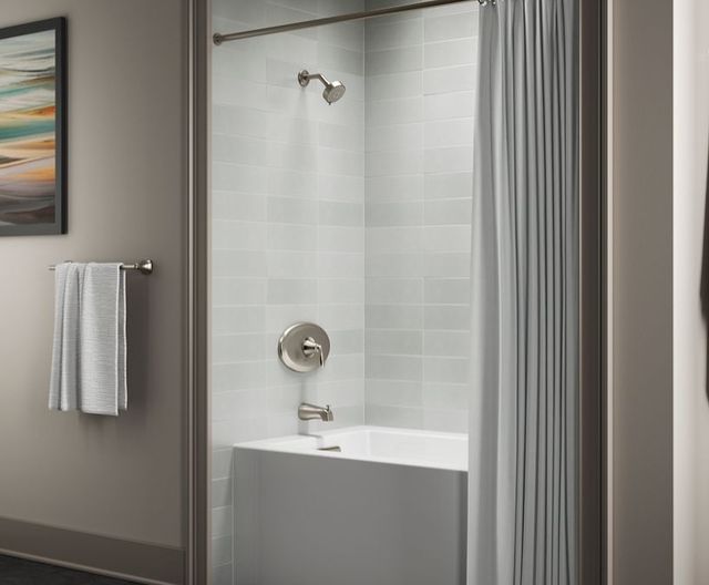 KOHLER® Remodel Rite-Temp® Vibrant Brushed Nickel Valve Trim-2