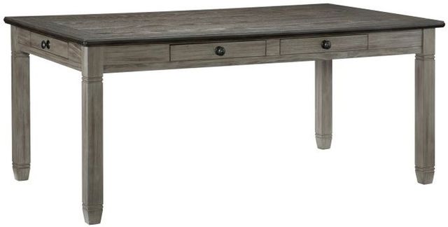 Homelegance® Granby Antique Gray Dining Table with Coffee Top -0