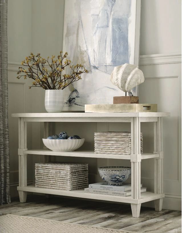 American Drew® Grand Bay Wayland White Sofa Table-1
