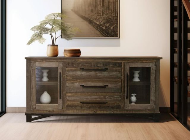 International Furniture Direct Loft Brown/Gray Brown Buffet-1
