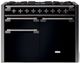 AGA™ Elise 48" Gloss Black Pro Style Dual Fuel Range-0