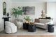 A & B Home Matte Black Coffee Table-4