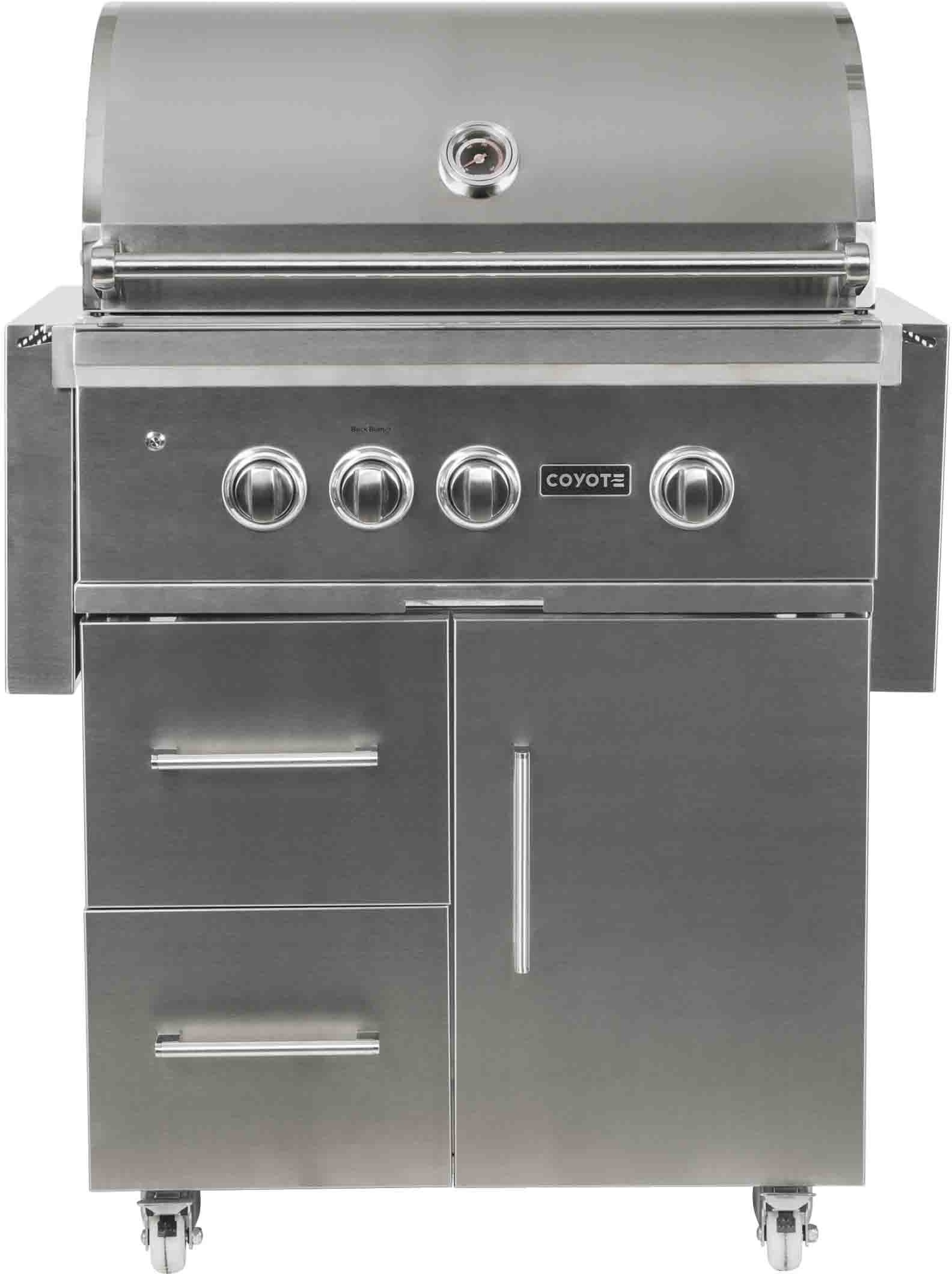 Coyote Outdoor Living S Series 30 Free Standing Grill Stainless Steel Haywood Appliances Asheville and Clyde NC