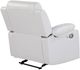 Global Furniture USA U6026 Blanch White Manual Glider Recliner with LED-4