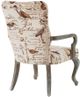Olliix by Madison Park Ivory Multi Arnau Goose Neck Arm Chair-1