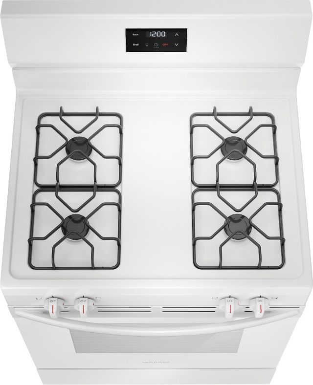 Frigidaire® 30" White Freestanding Gas Range-3