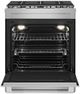 JennAir® 30" Stainless Steel Slide-In Dual Fuel Range-1