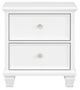 Signature Design by Ashley® Fortman White Nightstand-2
