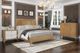 Bernards Tapestry Honeycomb Reversible King Panel Bed-1