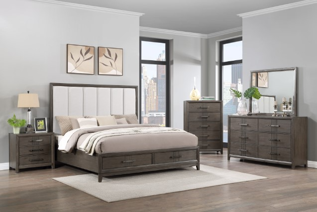 New Classic Furniture Landon Panel Bed - Thumbnail 2