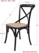 Forty West Brody Black X-Back Side Chair-1