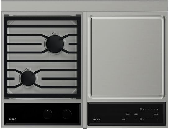 Wolf® Stainless Steel Cooktop/Module Filler Strip for Downdrafts-0