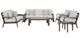 Signature Design by Ashley® Tropicava 7-Piece Taupe/White Outdoor Conversation Set-0