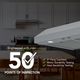 Broan® Glacier 1 Series 42" Stainless Steel Under Cabinet Range Hood-4