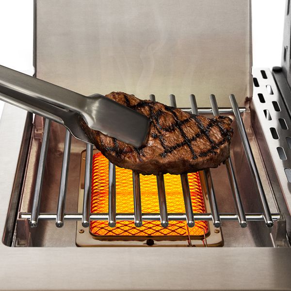 Broil King® Stainless Steel Infrared Side Burner Kit-2