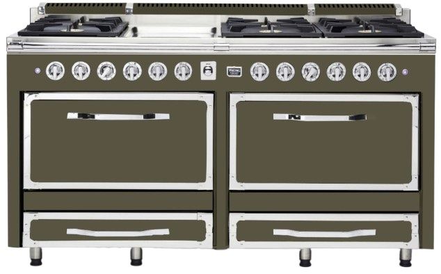 Viking® Tuscany 66” Martini Pro Style Dual Fuel Range with Griddle-0