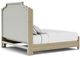 Riverside Furniture Amelia Nutmeg/White King Upholstered Bed-3