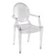 A & B Home Atelier Ghost Clear Dining Chair -0