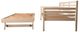 Kodiak Furniture Boho Linen Stone/White Twin Daybed with Pop Up and Mattress-2