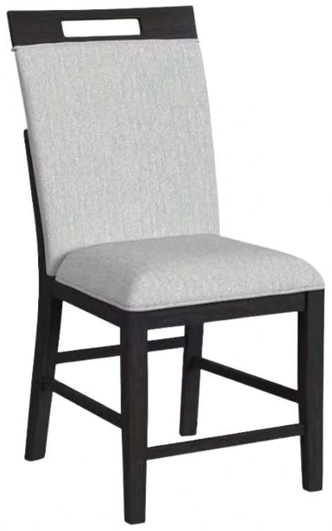 Elements International Transcend 5-Piece Charcoal Counter Height Dining Set-2