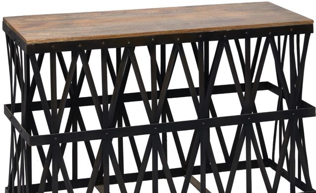 Jaipur Furniture Wilfred Brown/Black Console Table-1