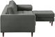 TOV Furniture Cave 2-Piece Ash Gray L-Shape Sectional-5