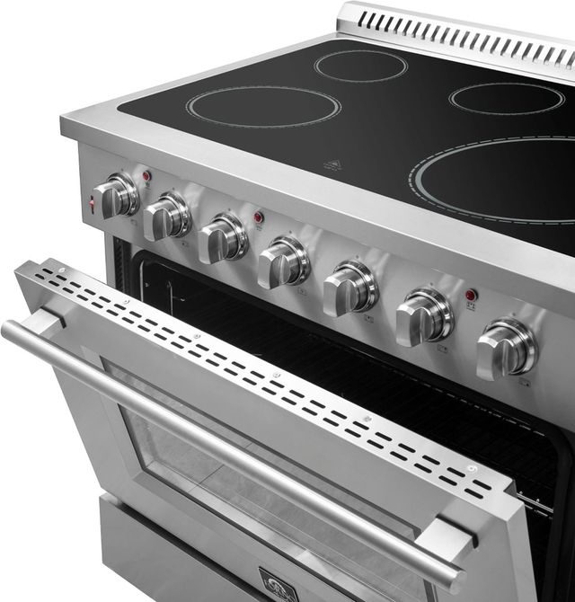 FORNO® Galiano 36" Stainless Steel Pro Style Electric Range-3