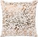 TOV Furniture by Moody Cream Leather Speckled Gold Pillow-0