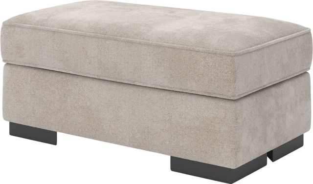 Benchcraft® High Profile Taupe Ottoman-2