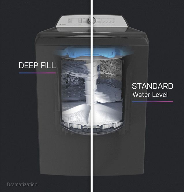 GE Profile™ Diamond Gray Laundry Pair-16