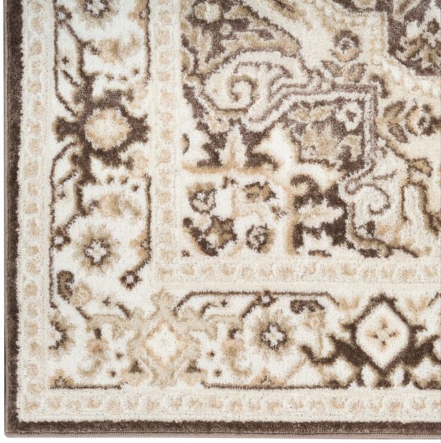 Nourison Home™ Dekor Brown Ivory 5'x7' Area Rug-3