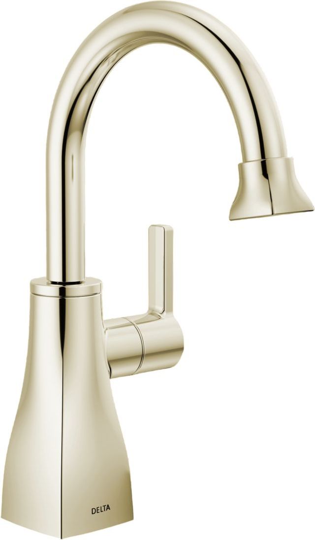 Delta Other Polished Nickel Contemporary Square Beverage Faucet-0