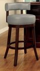 Furniture of America® Shirley 2-Piece Dark Oak/Gray Bar Stool Set-0